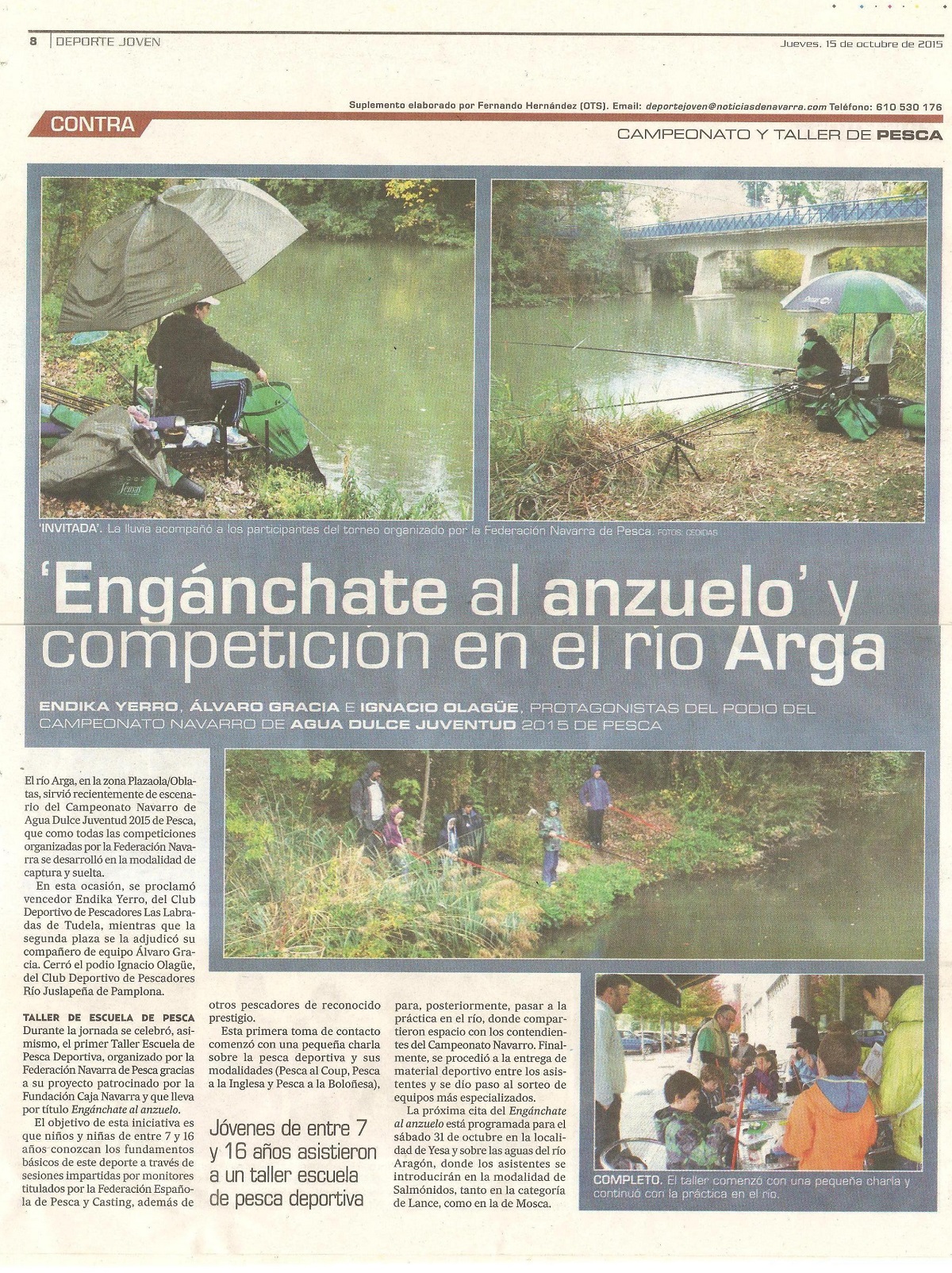 Pesca en la prensa local